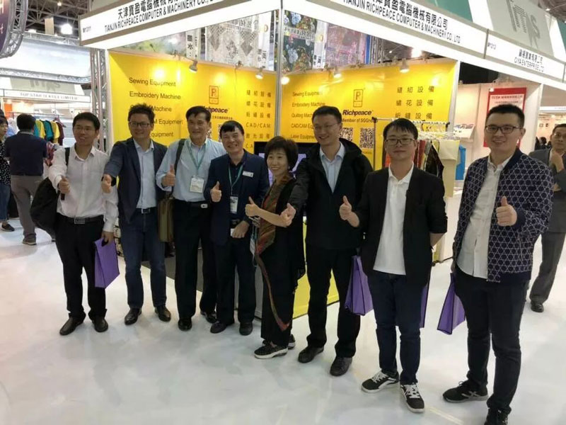 TITAS臺北紡織展，富怡展品備受青睞！