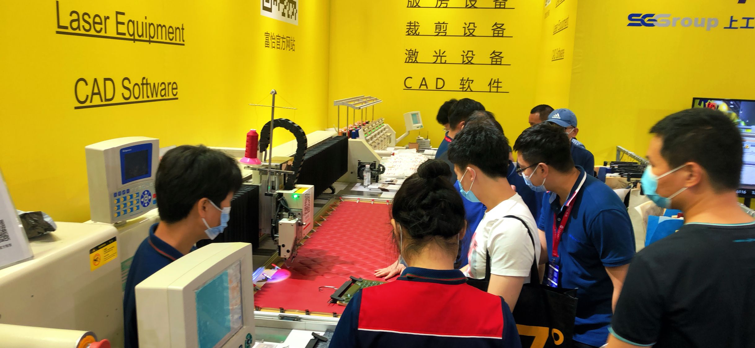 上工富怡廣州木工機械展，展位人氣持續(xù)火爆